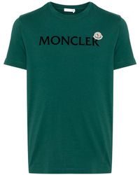 Moncler - Logo Printed Crewneck T-Shirt - Lyst