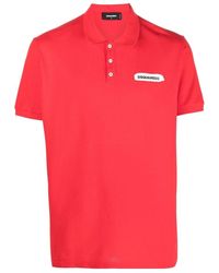 DSquared² - Logo Polo Shirt - Lyst