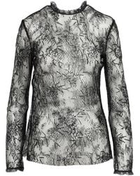 Alberta Ferretti - Long-Sleeved Cover-Up - Lyst