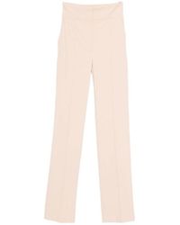 Elisabetta Franchi - High-Waisted Flared Trousers - Lyst