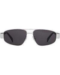Celine - Triomphe Metal 03 Sunglasses - Lyst