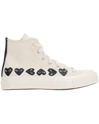 COMME DES GARÇONS PLAY - Chuck High Top Sneakers - Lyst