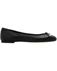 Jimmy Choo - Elme Embellished Flat Shoes - Lyst