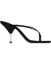 Saint Laurent - Jerry Logo Embellished Mules - Lyst