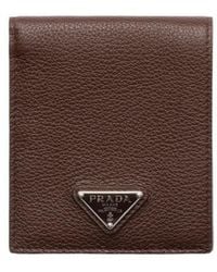 Prada - Leather Wallet - Lyst