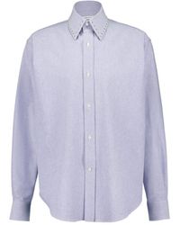 McQueen - Stud-Embellished Shirt - Lyst