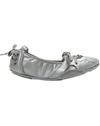 Acne Studios - Satin-Finish Ballet Flats - Lyst