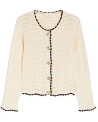 iBlues - Crochet-Knit Cardigan - Lyst