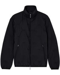Emporio Armani - Inlaid All-Over Micro Eagles Full-Zip Down Jacket - Lyst