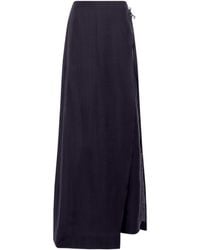 Blugirl Blumarine - Sheer Wrap Maxi Skirt - Lyst