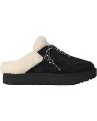 UGG - Shearling-Lined Lace-Up Shoes - Lyst