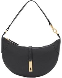 Polo Ralph Lauren - Logo Plaque Zipped Mini Shoulder Bag - Lyst