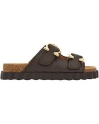 Ferragamo - Gancini Sports Sandals - Lyst
