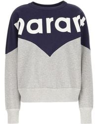 Isabel Marant - Isabel Marant Étoile Houston Logo Printed Crewneck Sweatshirt - Lyst
