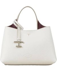 Tod's - Logo Charm Strapped Mini Crossbody Bag - Lyst