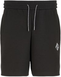 ARMANI EXCHANGE - Elasticated Waist Shorts - Lyst