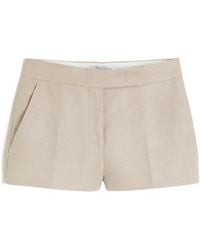 Max Mara - Mxslanda Tailored Pleat Shorts - Lyst