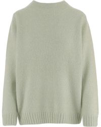 arch4 - Ribbed Crew Neck Knitted Sweater - Lyst