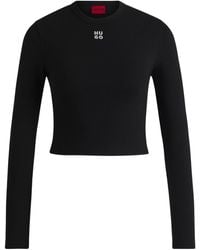 BOSS - Long Sleeve Logo T-Shirt - Lyst