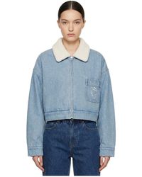 Marissa Chiara - Long-Sleeved Denim Jacket - Lyst