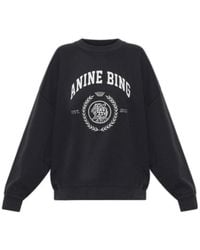 Anine Bing - Crew Neck Long-Sleeved Sweatshirt - Lyst