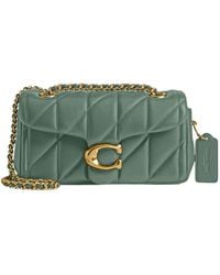 COACH - Tabby 20 Logo Plaque Quilted Shoulder Bag - Lyst