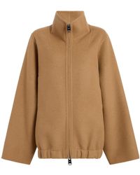 KHAITE - Garret High Neck Zipped Jacket - Lyst