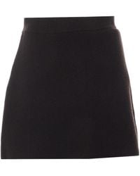Lisa Yang - Clare Ribbed-Waist Knitted Skirt - Lyst
