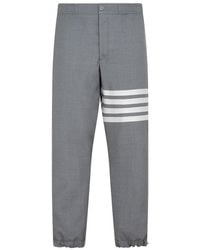Thom Browne - 4-Bar Straight Leg Trousers - Lyst