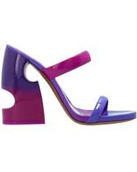 Off-White c/o Virgil Abloh - Shade Bulky Patent Lea Mule - Lyst