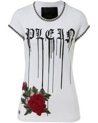 Philipp Plein - Logo Details T-Shirt - Lyst