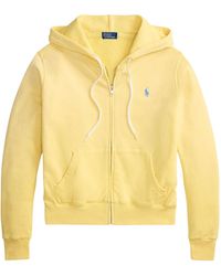 Polo Ralph Lauren - Logo-Embroidered Zip-Up Hoodie - Lyst