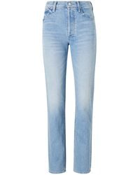 Mother - The Tomcat Skimp High-Rise Straight-Leg Jeans - Lyst