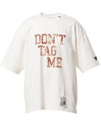 Maison Mihara Yasuhiro - Don'T Tag Me Printed T-Shirt - Lyst