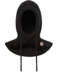 Moncler - Cable Knit Alpaca Blend Balaclava - Lyst