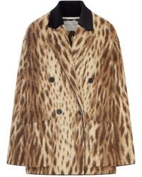 forte_forte - Leopard-Print Coat - Lyst