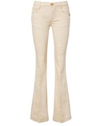 Roberto Cavalli - Snake-Print Flared Jeans - Lyst