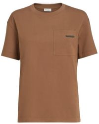 Brunello Cucinelli - Cotton T-Shirt - Lyst