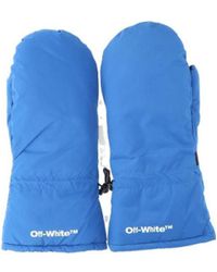 Off-White c/o Virgil Abloh - Bounce Logo Printed Padded Gloves - Lyst