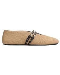 Alaïa - Alaïa Braided Ballet Flats - Lyst