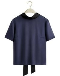 Dior - Blouse With Rear Tie - Lyst