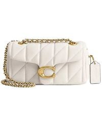 COACH - Tabby 20 Logo Plaque Quilted Shoulder Bag - Lyst