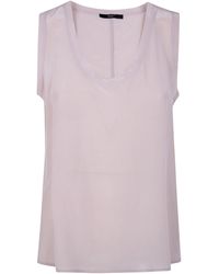 Seventy - U-Neck Sleeveless Top - Lyst