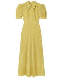 Alessandra Rich - Floral Print Dress - Lyst