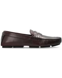Dolce & Gabbana - Dg Logo Plaque Loafers - Lyst