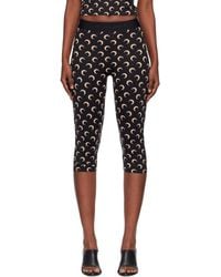 Marine Serre - Recycled Moon Jersey Capri Leggings - Lyst