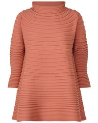 Pleats Please Issey Miyake - Pleats Please Issey Miyake Bounce Knit Top - Lyst