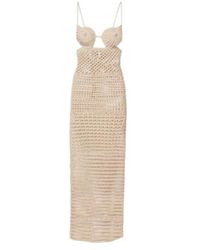 Alanui - The Sound Of The Sea Crochet Maxi Dress - Lyst
