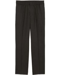 Ami Paris - Ami Elasticated-Waist Striped Trousers - Lyst