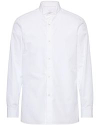 Maison Margiela - Collared Long-Sleeve Poplin Shirt - Lyst